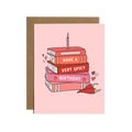 Spicy Books Bday Greeting Card