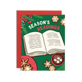 Season Readings Christmas Greeting Card