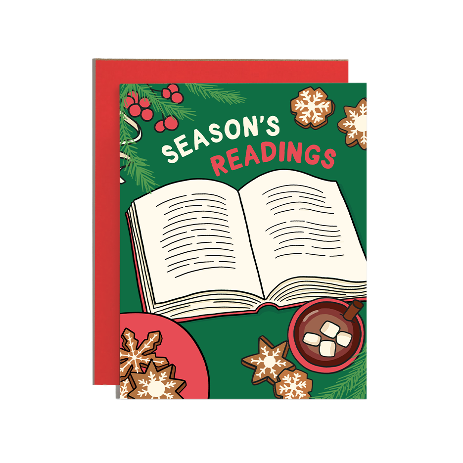 Season Readings Christmas Greeting Card