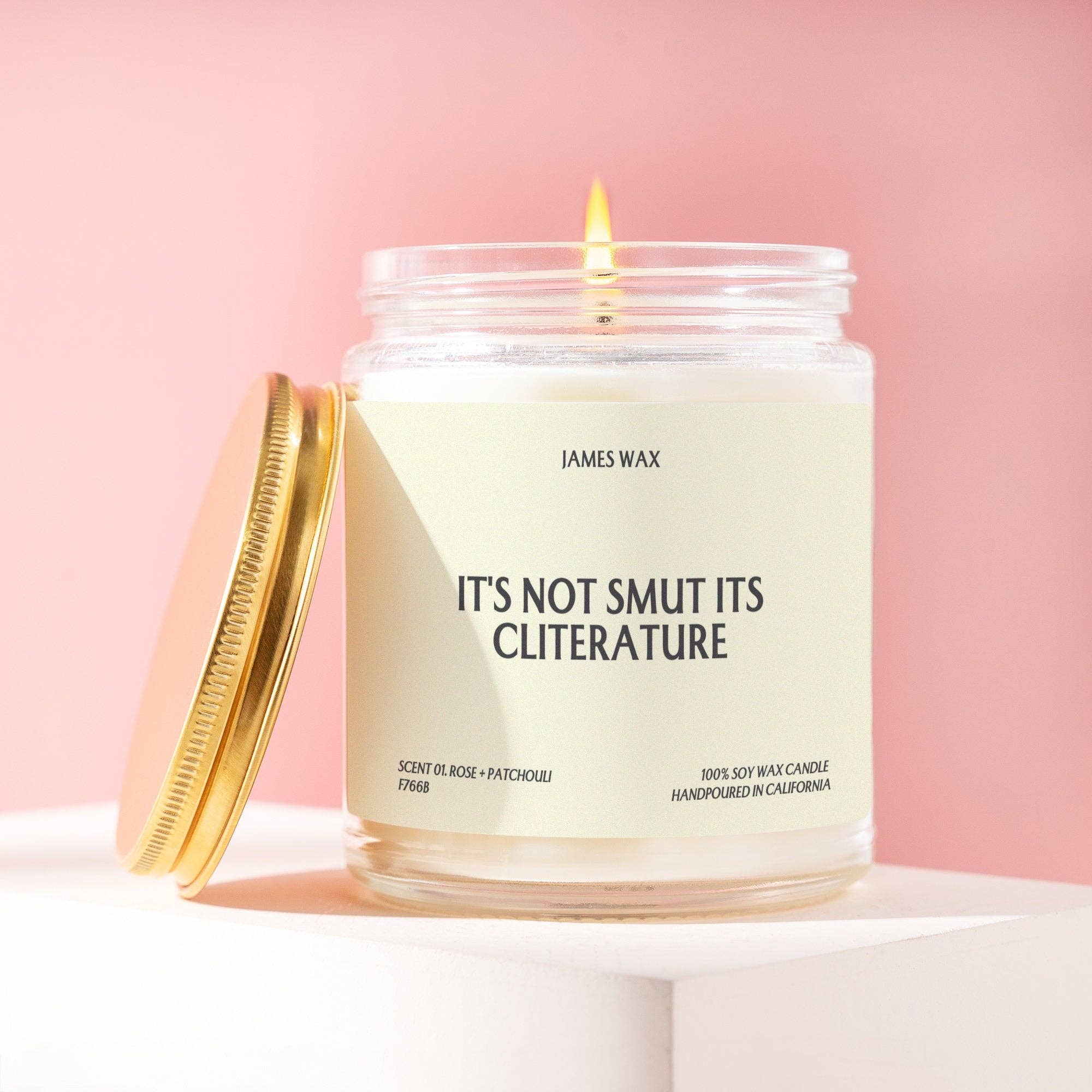 It’s not smut it’s cliterature scented with Rose & Patchouli